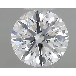 0.40 Carat Round D SI1 EX GIA Natural Diamond