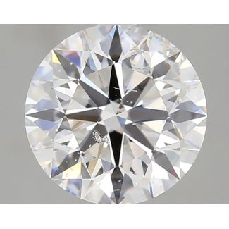 2.05 Carat Round D SI2 EX IGI Natural Diamond