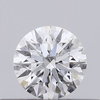 0.25 Carat Round D VS2 EX GIA Natural Diamond