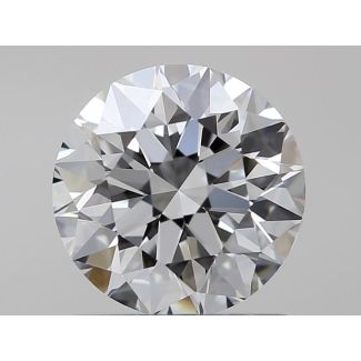 0.9 Carat Round H VVS1 EX GIA Natural Diamond