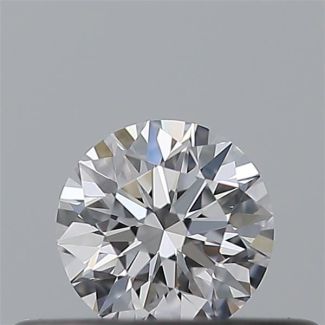 0.23 Carat Round D VVS1 EX GIA Natural Diamond