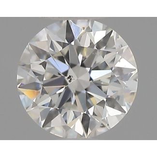 0.5 Carat Round G SI1 EX GIA Natural Diamond