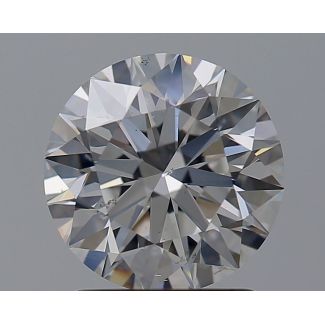 1.56 Carat Round E SI1 EX GIA Natural Diamond