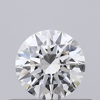 0.3 Carat Round H VVS1 EX GIA Natural Diamond