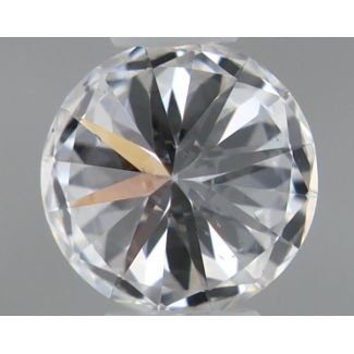 0.33 Carat Round E SI1 EX GIA Natural Diamond