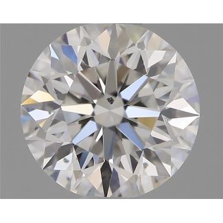 0.73 Carat Round F VS2 EX GIA Natural Diamond