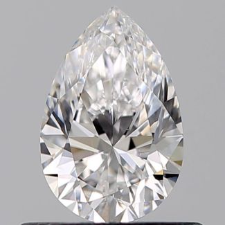 0.52 Carat Pear D VS1 - EX VG GIA Natural Diamond