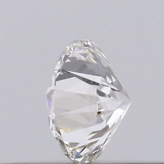 0.18 Carat Round H VVS2 EX VG GIA Natural Diamond