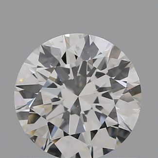 0.53 Carat Round H VS2 EX GIA Natural Diamond