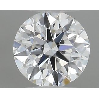 0.18 Carat Round E IF EX GIA Natural Diamond