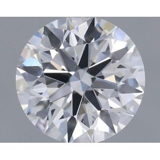 0.71 Carat Round D VS1 EX IGI Natural Diamond