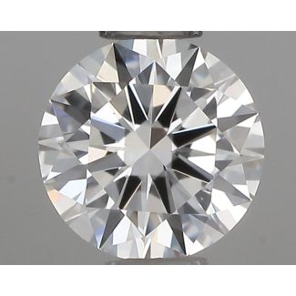 0.34 Carat Round H VS1 EX IGI Natural Diamond