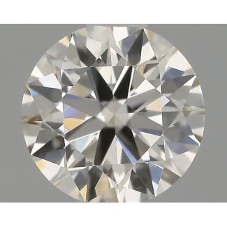 0.51 Carat Round H VS1 EX IGI Natural Diamond