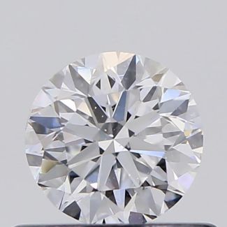 0.45 Carat Round D SI1 VG EX GIA Natural Diamond