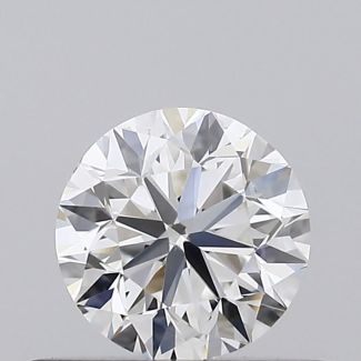 0.4 Carat Round H VS2 VG EX GIA Natural Diamond