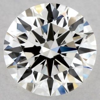 0.47 Carat Round G VVS2 EX GIA Natural Diamond