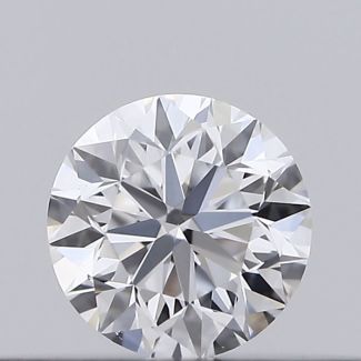 0.18 Carat Round D VVS2 VG GIA Natural Diamond