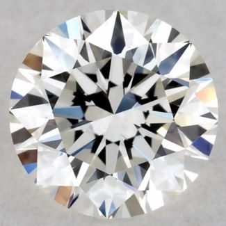 0.32 Carat Round I VVS1 EX GIA Natural Diamond