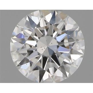 0.43 Carat Round D SI1 EX GIA Natural Diamond