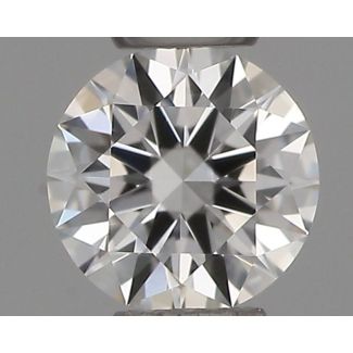 0.18 Carat Round F VVS1 EX GIA Natural Diamond