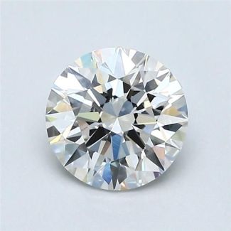 0.9 Carat Round H VVS1 EX GIA Natural Diamond