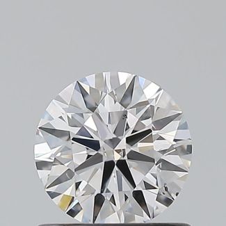 0.7 Carat Round D SI2 EX GIA Natural Diamond