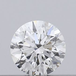 0.18 Carat Round F VS2 EX GIA Natural Diamond