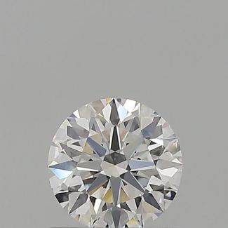 0.56 Carat Round F VVS1 EX GIA Natural Diamond