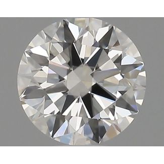 0.51 Carat Round G VVS2 EX GD GIA Natural Diamond