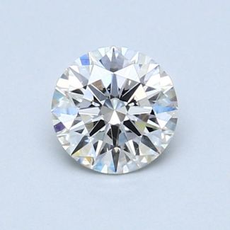 0.71 Carat Round D SI1 EX GIA Natural Diamond