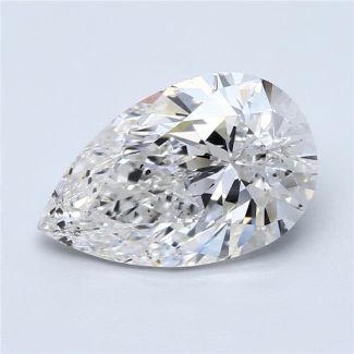 5.03 Carat Pear F SI2 - EX VG GIA Natural Diamond