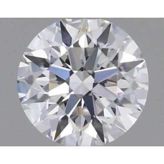 0.37 Carat Round G VVS1 EX GIA Natural Diamond