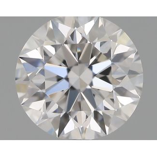 0.81 Carat Round E VVS1 EX GIA Natural Diamond