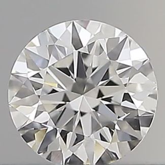 0.24 Carat Round F VVS2 EX GIA Natural Diamond