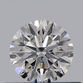 0.32 Carat Round E VVS2 EX GIA Natural Diamond