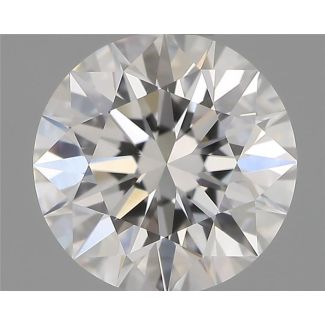 0.70 Carat Round E VVS2 EX GIA Natural Diamond