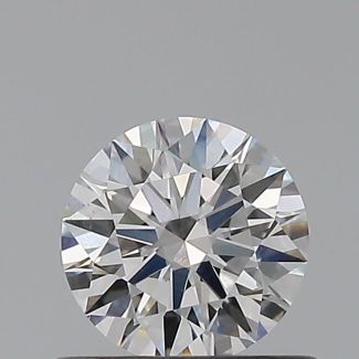 0.51 Carat Round D SI1 EX GIA Natural Diamond