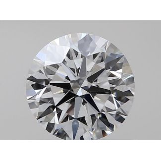 0.52 Carat Round F VS1 EX GIA Natural Diamond