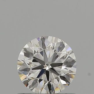 0.6 Carat Round G VVS1 VG EX GIA Natural Diamond