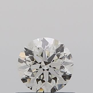 0.50 Carat Round I VS1 G EX GIA Natural Diamond