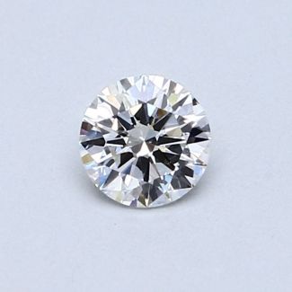 0.45 Carat Round I IF EX VG GIA Natural Diamond