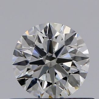 0.45 Carat Round H VS1 EX VG GIA Natural Diamond