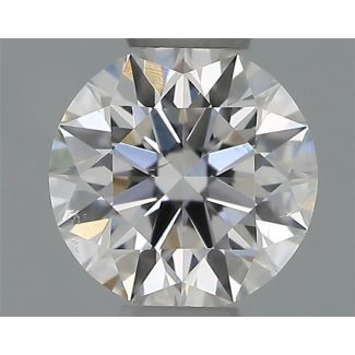 0.31 Carat Round F SI1 EX GIA Natural Diamond