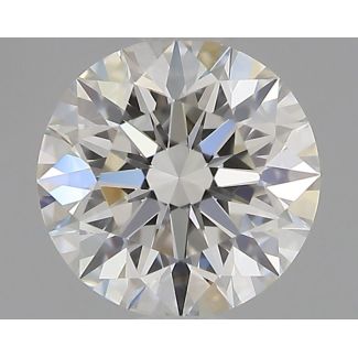 0.55 Carat Round H IF EX GIA Natural Diamond