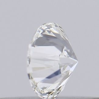 0.19 Carat Round H VVS1 EX GIA Natural Diamond