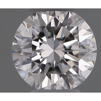 0.18 Carat Round D VVS1 EX VG GIA Natural Diamond