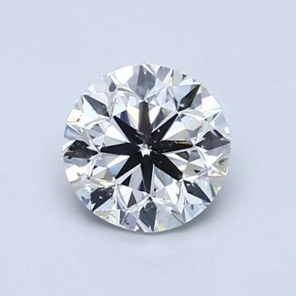 1.0 Carat Round F SI2 VG EX GIA Natural Diamond