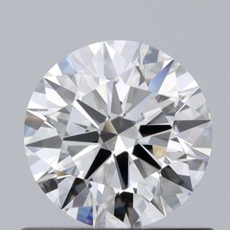 0.55 Carat Round F VVS2 EX GIA Natural Diamond