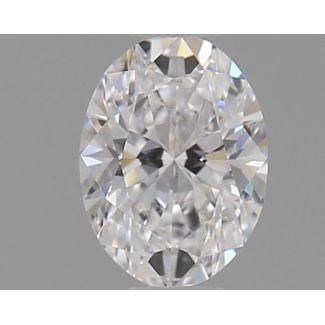 0.31 Carat Oval D VVS1 - EX VG GIA Natural Diamond