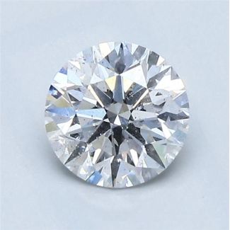 0.99 Carat Round D SI2 EX GIA Natural Diamond